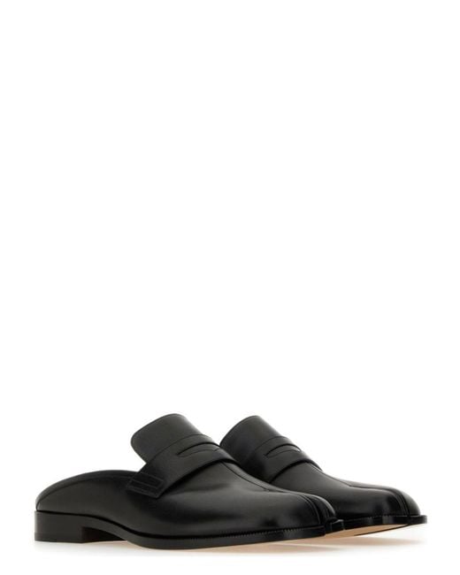 Maison Margiela Black Moccasin Mule Tabi for men