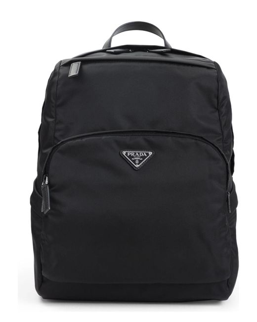 Prada Black Re-Nylon Backpack for men