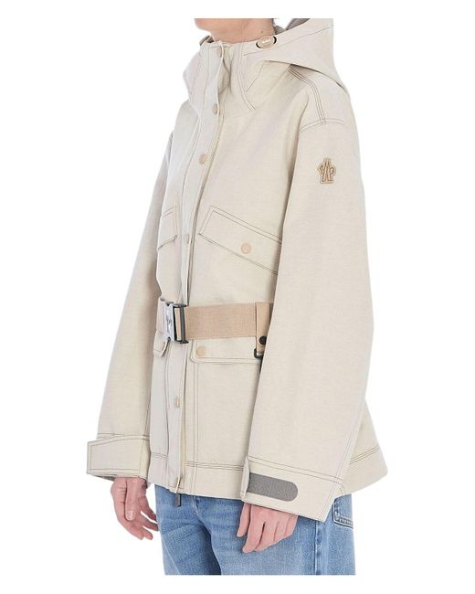 【MONCLER】TARKINE FIELD JACKET●1A00011598C5268 Moncler Tarkine Field Jacket in Natural | Lyst