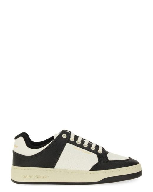 Saint Laurent Black Leather Coffee Sandals