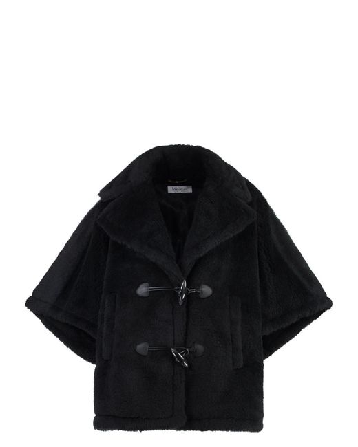 Max Mara Black Vegan Fur Jacket George