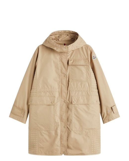 Moncler Natural Meudon Long Parka