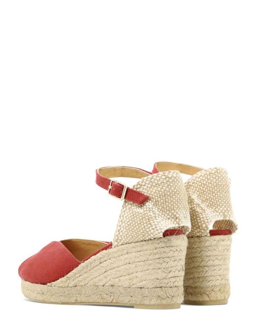 Castaner Red "Bianca" Espadrilles Sandal