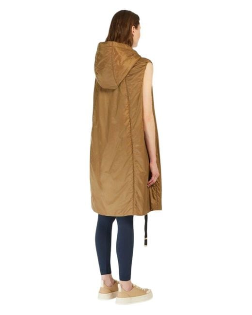 Max Mara Natural Greengi Sleeveless Puffer