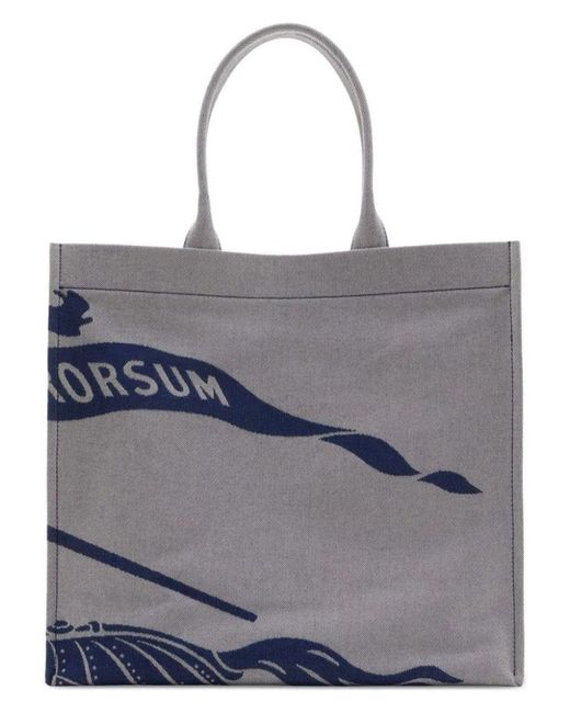 Burberry Blue Ekd Tote Bag for men