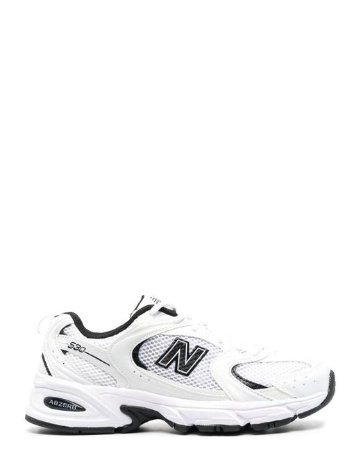 New Balance White 530 Sneakers for men