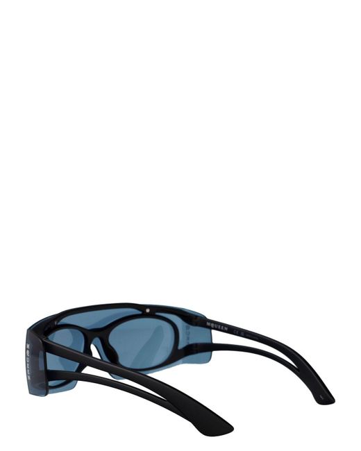 Alexander McQueen Blue Injectate Sunglasses