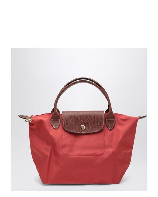 Longchamp Red Tomato Le Pliage Original S Bag