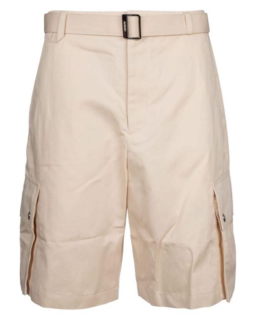 Jacquemus Natural Le Cargo Bermuda Shorts for men