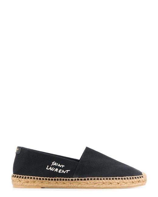 Saint Laurent Black Canvas Espadrilles for men