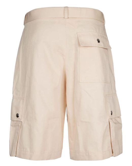 Jacquemus Natural Le Cargo Bermuda Shorts for men