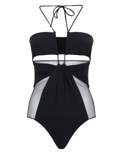 Nensi Dojaka Black One Piece Swimsuit