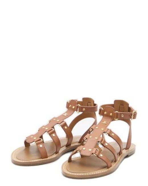Céline Brown Lympia Gladiator Sandal