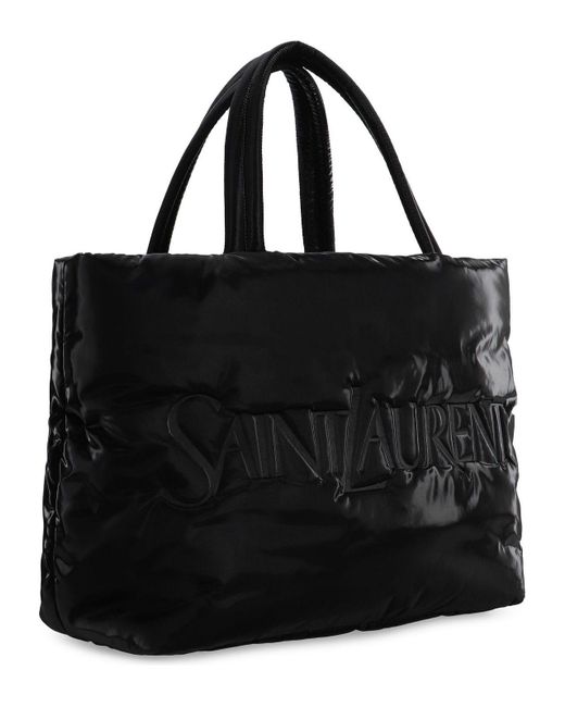 Saint Laurent Padded Nylon Tote in Black for Men Lyst UK
