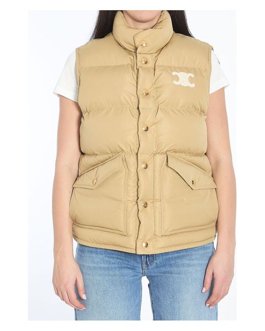 ダウンジャケット・コート Celine Quilted Gilet Celine Quilted Gilet in Blue | Lyst UK