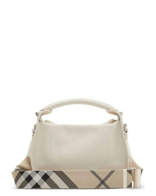 【BURBERRY】LL SM CLIP MESSENGER LGL◆8108817165417 Burberry Ll Sm Clip Messenger Lgl in Natural | Lyst