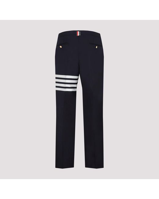 Thom Browne Low Rise Trouser Pants in Blue for Men | Lyst