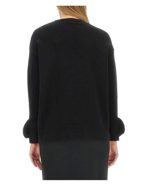 Valentino Black Wool Jersey