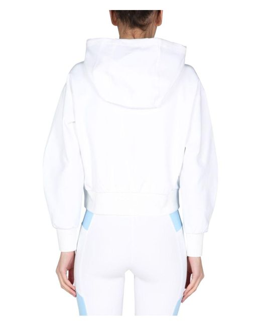 Stella McCartney White Sweatshirt With Logo Print