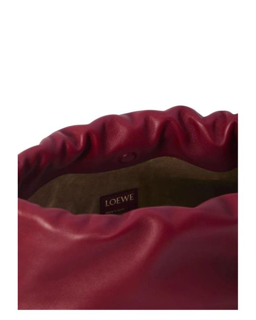 Loewe Purple Medium Flamenco Purse Bag
