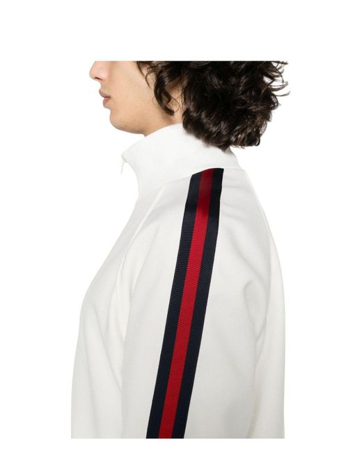 Gucci White Zippered Jacket for men
