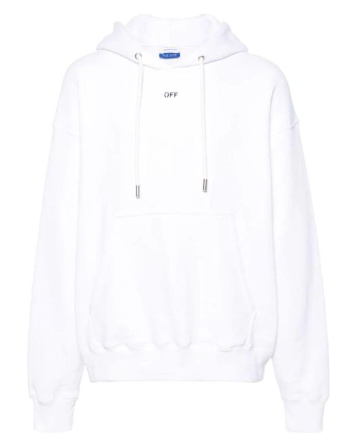 Off-White c/o Virgil Abloh White Off- Skate Hoodie With Off Logo for men