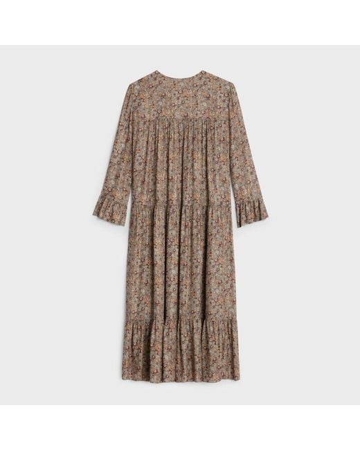 Céline Brown Midi Dress