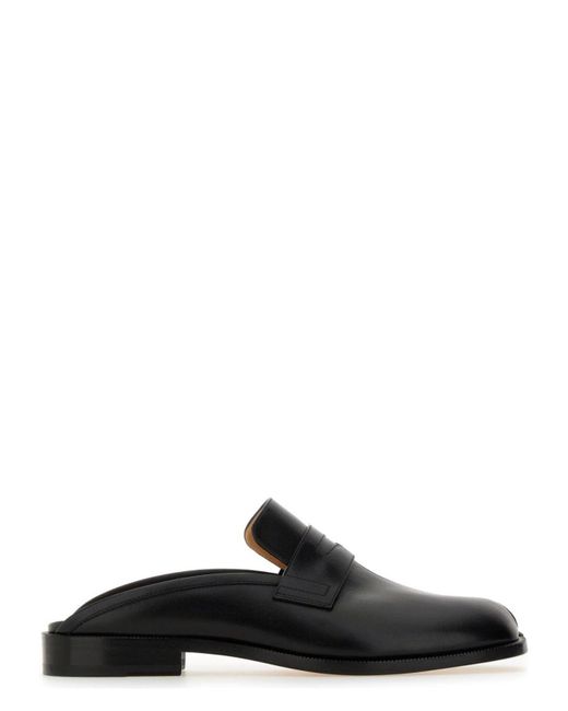 Maison Margiela Black Moccasin Mule Tabi for men