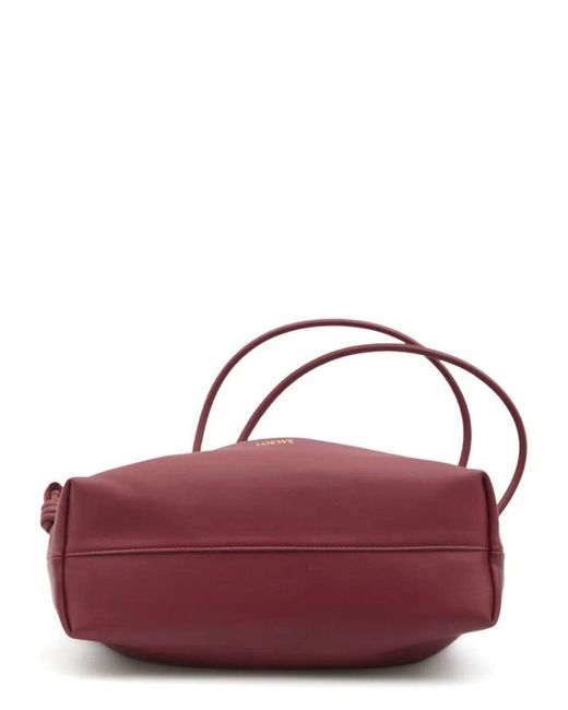 Loewe Purple Medium Flamenco Purse Bag