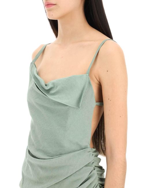 Jacquemus 'la Robe Saudade' Mini Dress in Green | Lyst