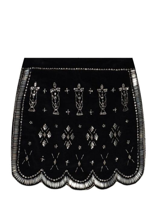 Isabel Marant Black Handore Mini Skirt
