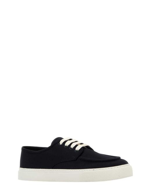 Prada Black Canvas Sneakers for men