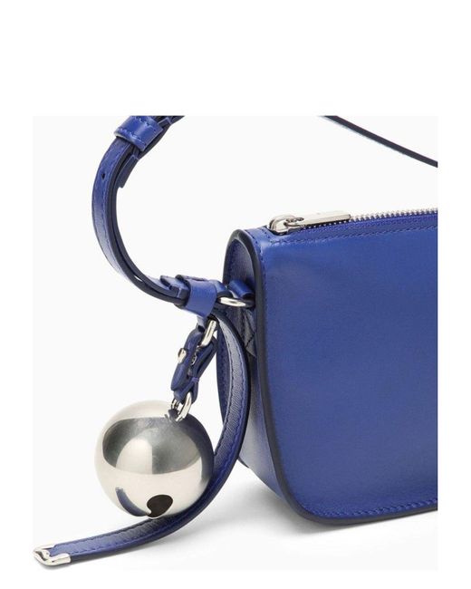 ショルダーバッグ・ポシェット Burberry Medium Shield Blue Leather Bag Burberry Medium Shield Leather Bag in Blue | Lyst