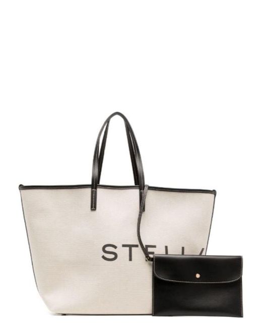 Stella McCartney Natural Eco-Friendly Banantex And Canvas Tote