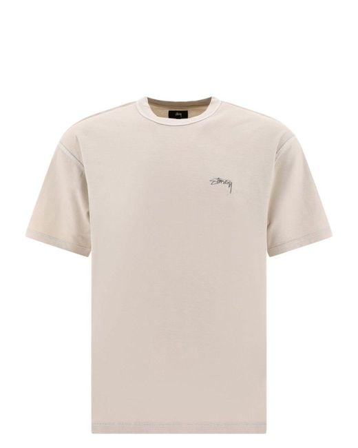 Stussy Natural Lazy T-Shirt for men