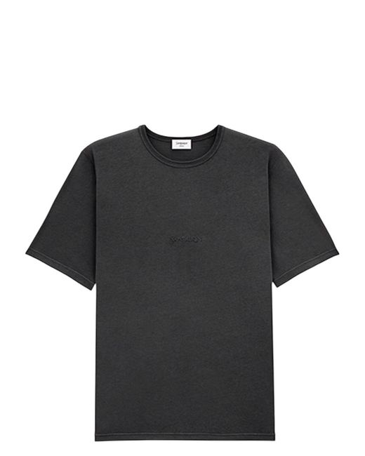 Saint Laurent Black Cotton Clothing T-Shirt for men