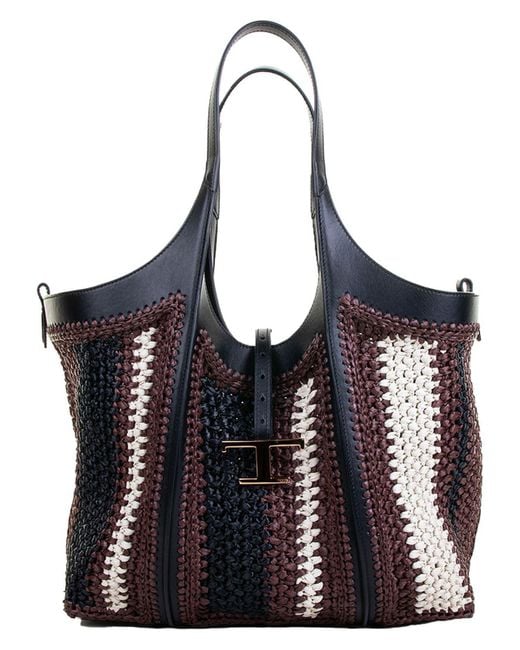 Tod's Black T Timeless Bag