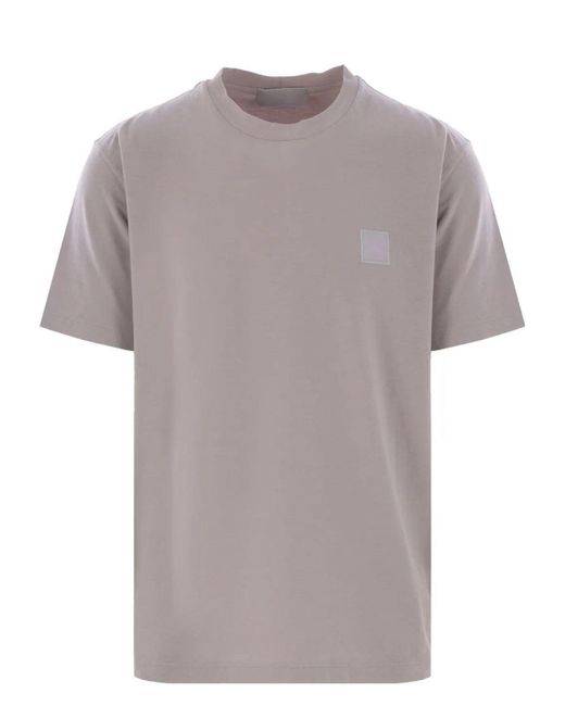 Stone Island Gray Ss Tshirt for men