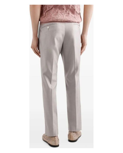 Dolce & Gabbana Gray Deconstructed Two-Piece Suit for men