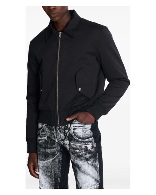 Balmain Black Bomber Jacket for men