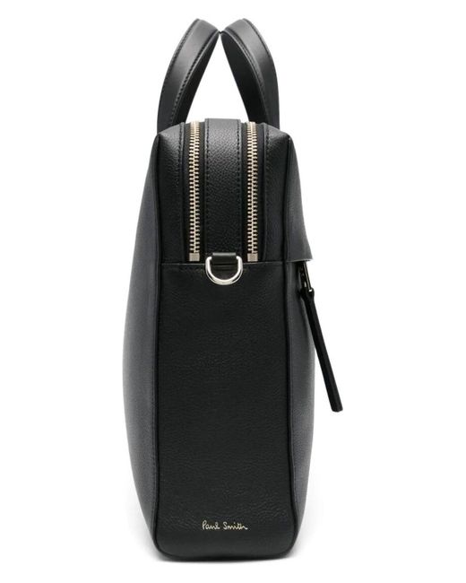 Paul Smith Black Bag Double Zip Folio for men