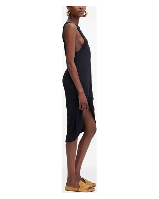 Jacquemus Black Elegant Short Peplum Dress