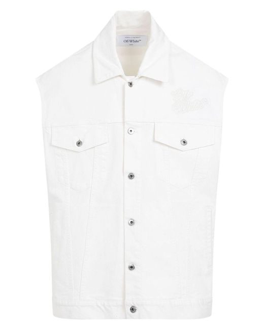 Gillet in Off White