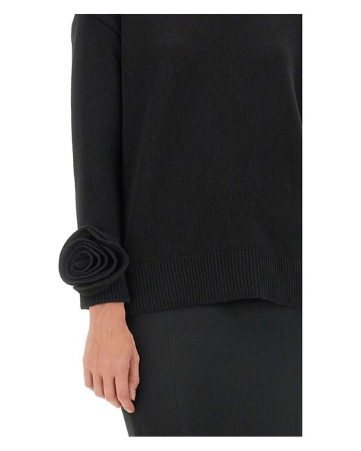 Valentino Black Wool Jersey