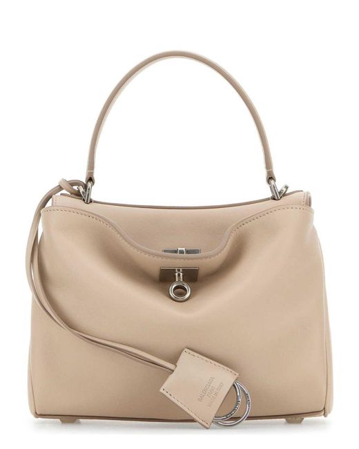 ハンドバッグ Balenciaga Powder Pink Leather Mini Rodeo Handbag Balenciaga Powder Pink Leather Mini Rodeo Handbag | italist