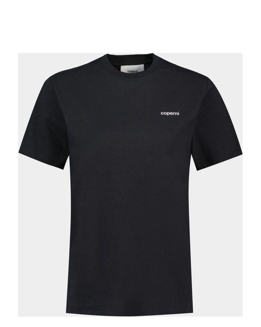 Coperni Black Logo Boxy T Top