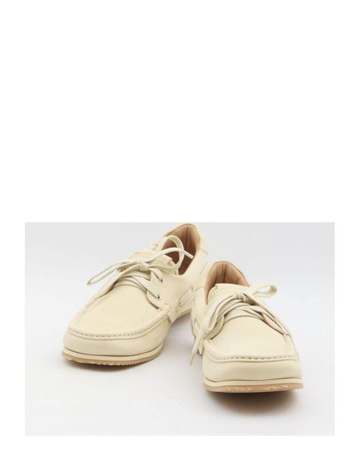 Jacquemus White Le Batto Boat Shoes for men