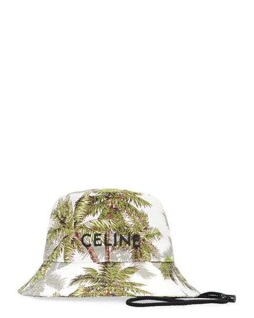 Céline Metallic Bucket Hat for men