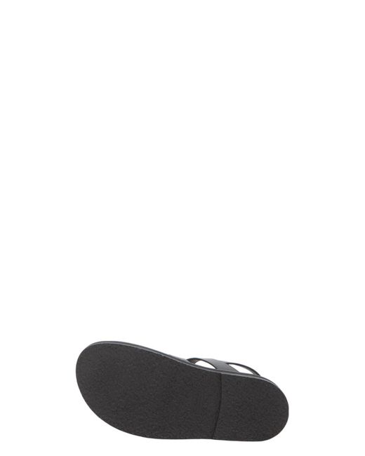 Céline White Triomphe Sandals for men