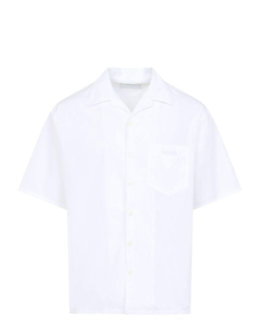 Prada White Ss Shirt for men